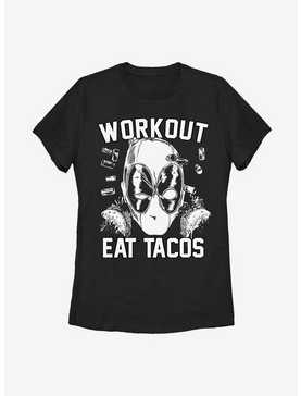Marvel Deadpool Workout Tacos Womens T-Shirt, , hi-res