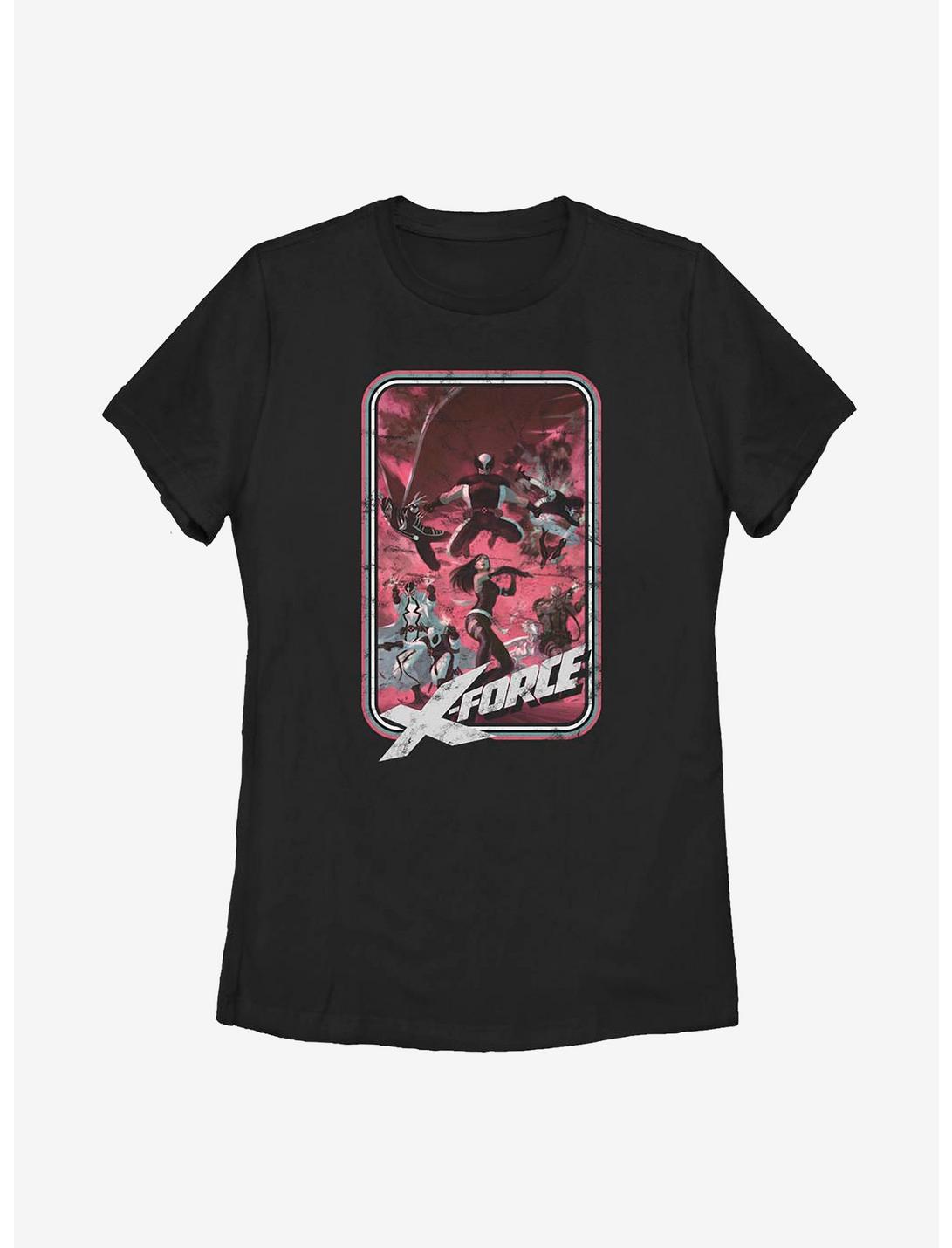 Marvel Deadpool X Force Womens T-Shirt, BLACK, hi-res