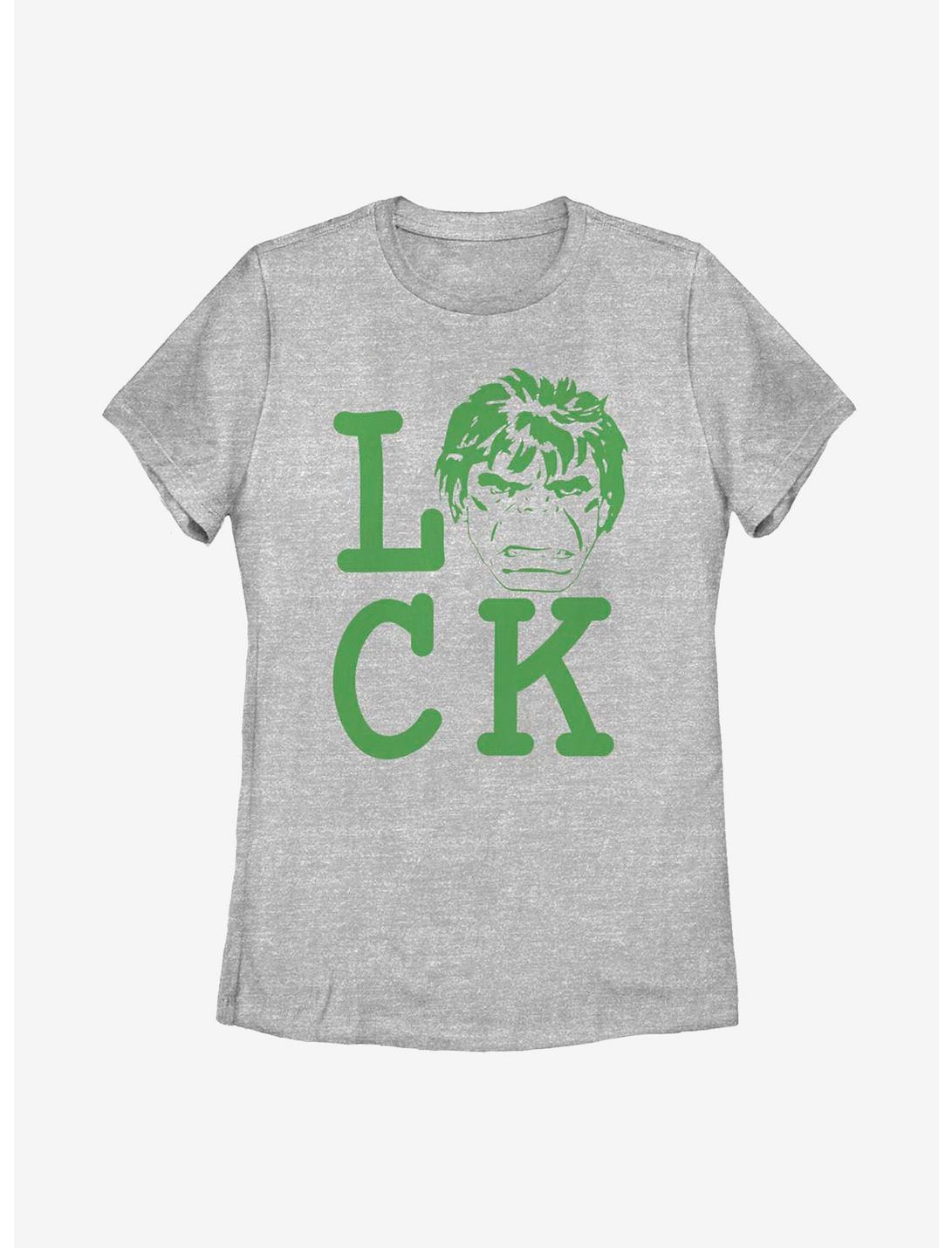 Marvel Hulk Luck Womens T-Shirt, ATH HTR, hi-res