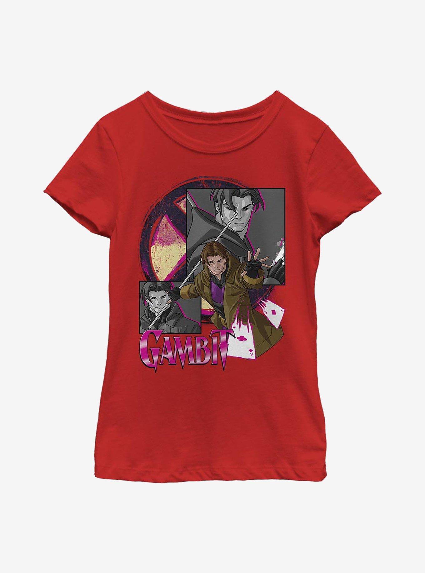 Marvel X-Men Card Panels Youth Girls T-Shirt, , hi-res