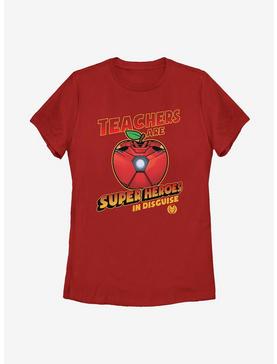 Marvel Iron Man Teachers Are Superheroes Womens T-Shirt, , hi-res