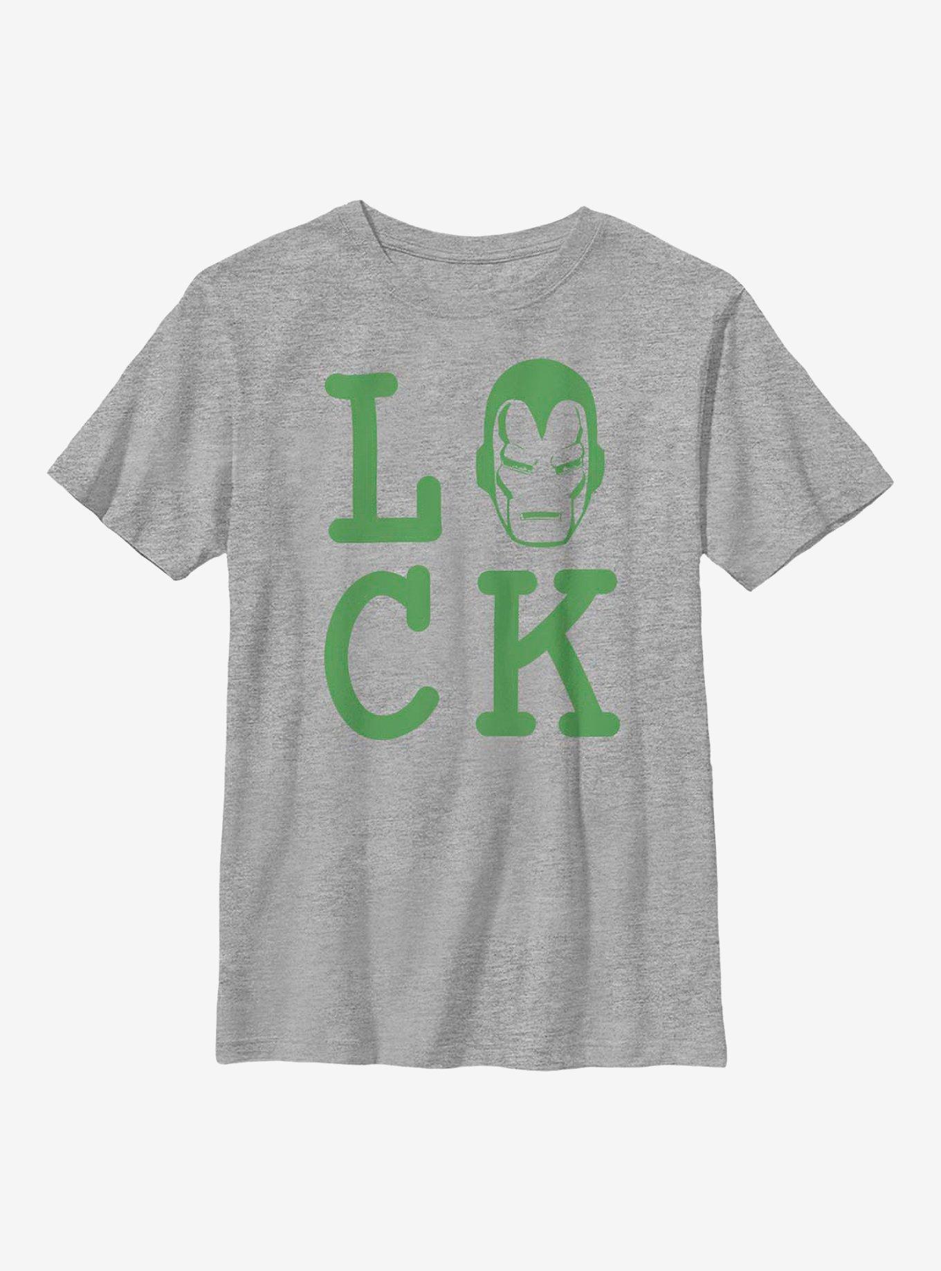 Marvel Iron Man Iron Luck Youth T-Shirt, , hi-res