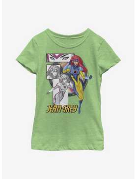 Marvel X-Men Jean Grey Panels Youth Girls T-Shirt, , hi-res