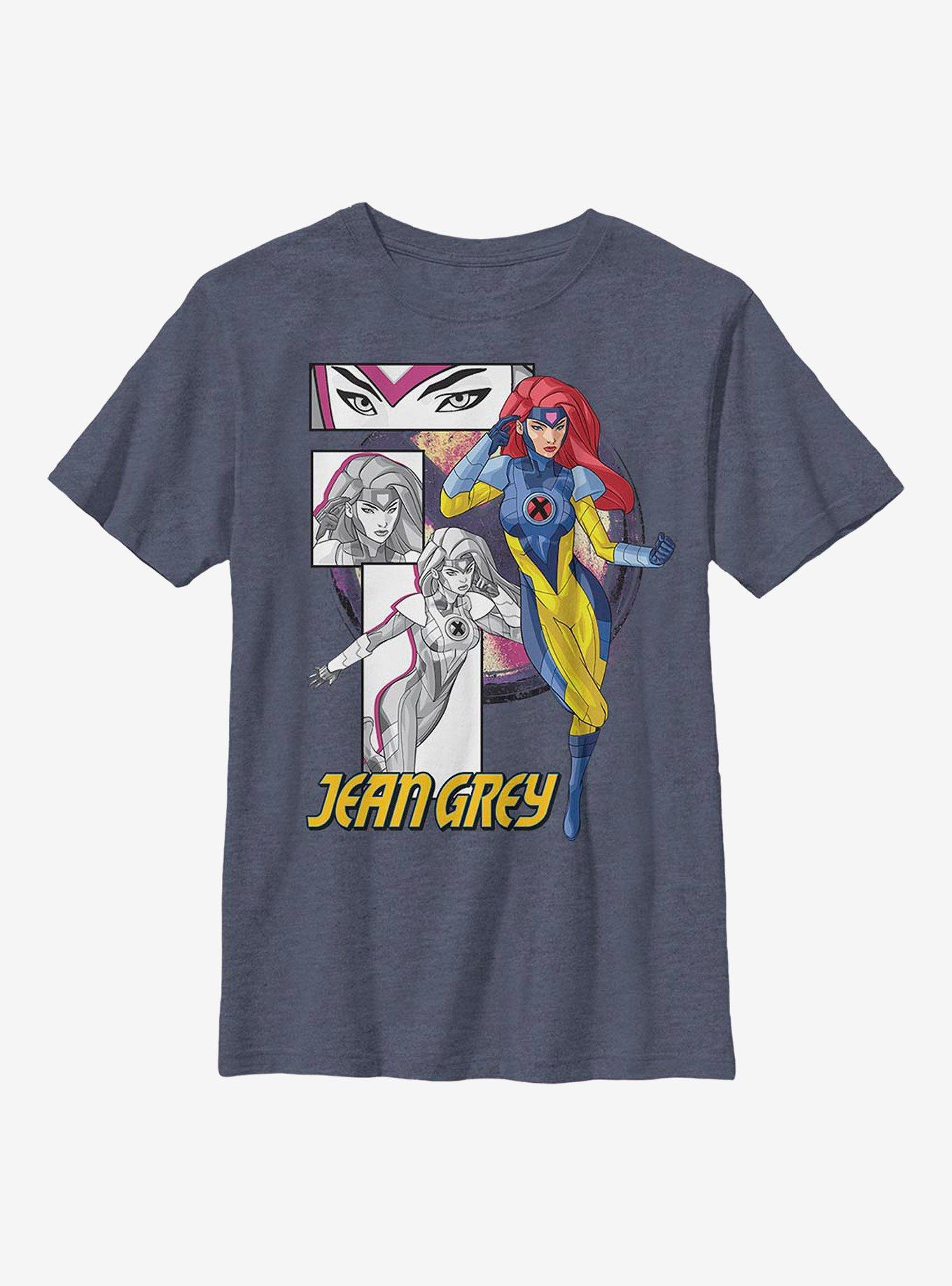 Marvel X-Men Jean Grey Panels Youth T-Shirt, , hi-res