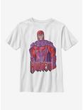 Marvel X-Men Magneto Panels Youth T-Shirt, WHITE, hi-res