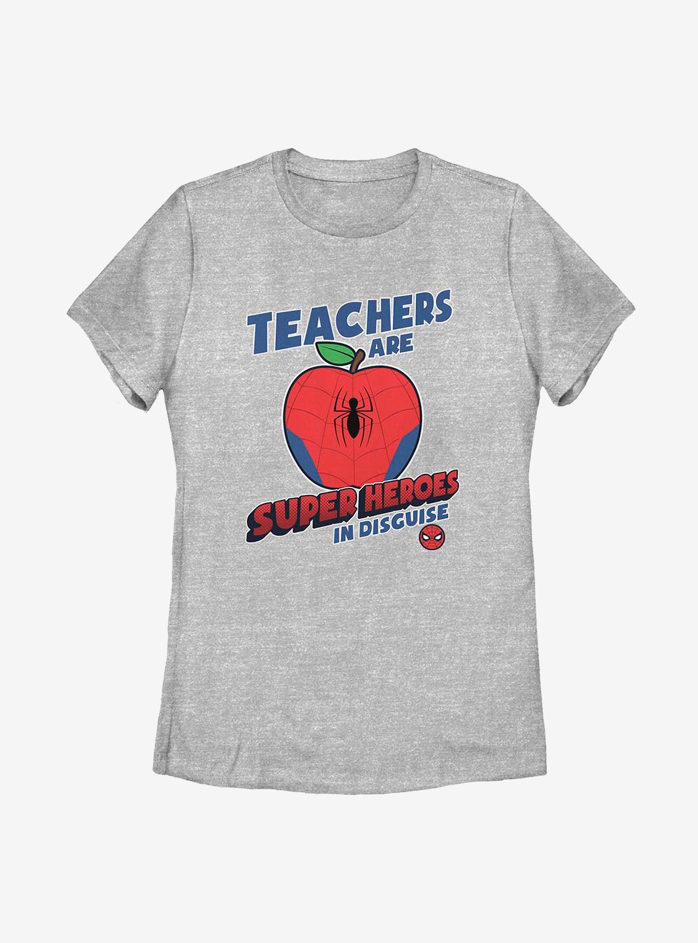 Marvel Spider-Man Teachers Are Superheroes Womens T-Shirt, , hi-res