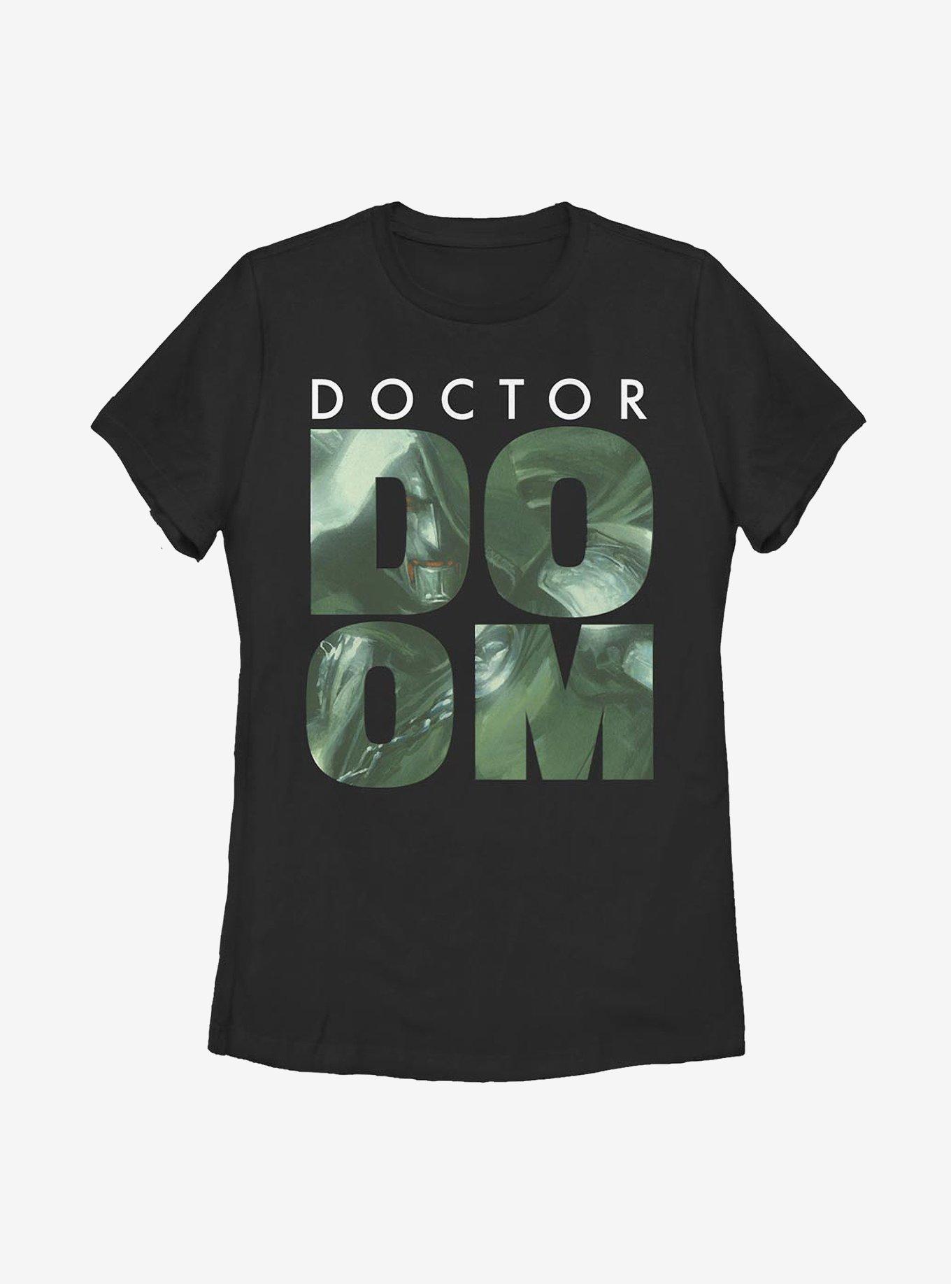 Marvel Fantastic Four Doom Fill Womens T-Shirt, , hi-res