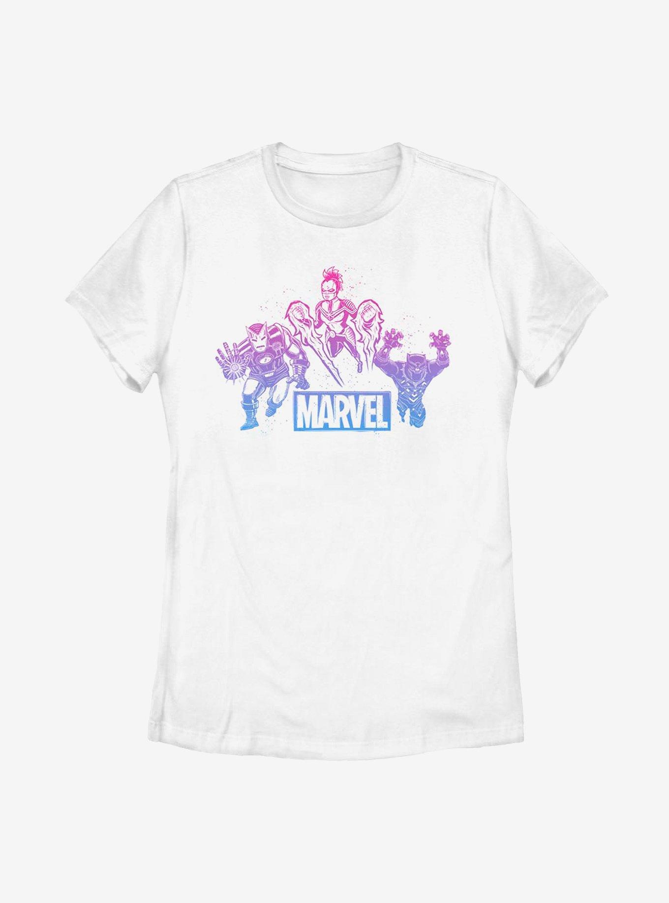 Marvel Avengers Gradient Group Womens T-Shirt, , hi-res
