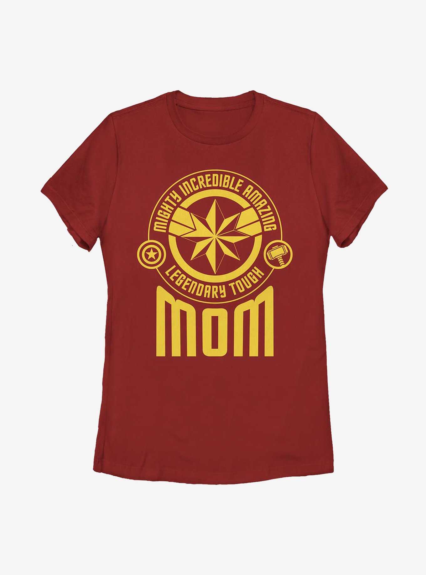 Marvel Avengers Mom Tonal Badges Womens T-Shirt, , hi-res