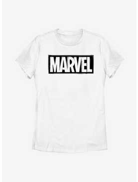 Marvel Logo Linocut Womens T-Shirt, , hi-res