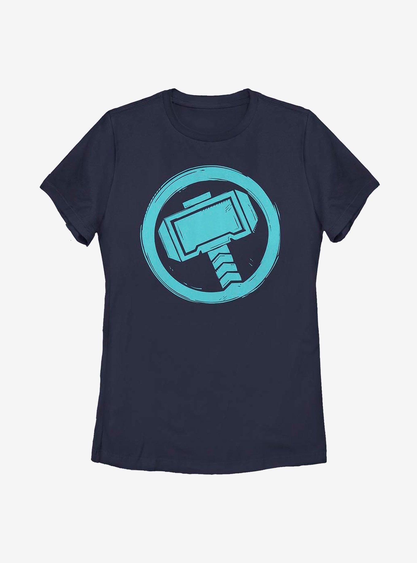 Marvel Thor Woodcut Thor Womens T-Shirt, , hi-res