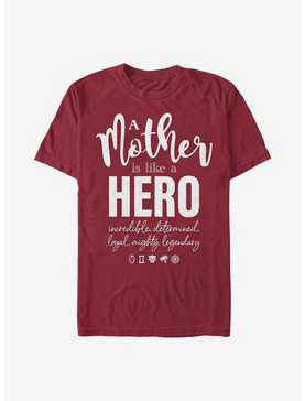 Marvel Avengers A Mother Hero Quote T-Shirt, , hi-res