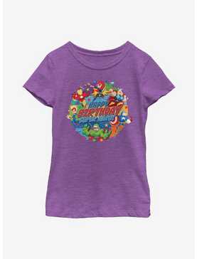 Marvel Avengers Superhero Party Youth Girls T-Shirt, , hi-res