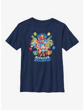 Marvel Avengers Birthday Assemble Youth T-Shirt, , hi-res
