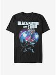 Marvel Black Panther Hero Couple Heart T-Shirt, BLACK, hi-res