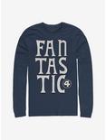 Marvel Fantastic Four Fantastic Words Long-Sleeve T-Shirt, NAVY, hi-res