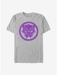 Marvel Black Panther Woodcut Panther T-Shirt, SILVER, hi-res