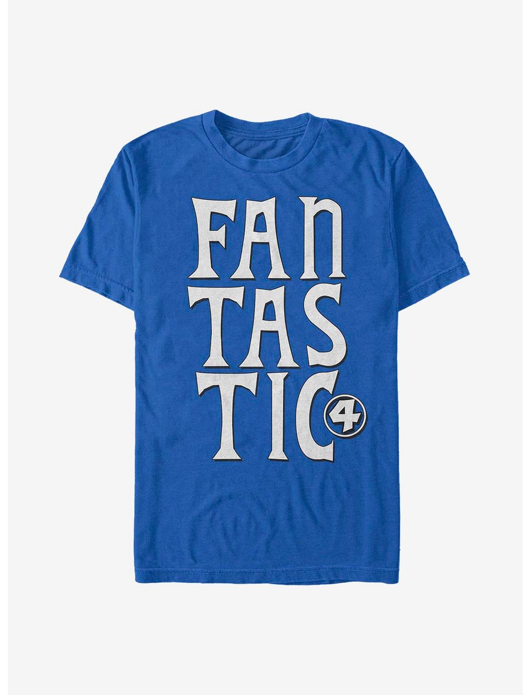 Marvel Fantastic Four Fantastic Words T-Shirt, ROYAL, hi-res