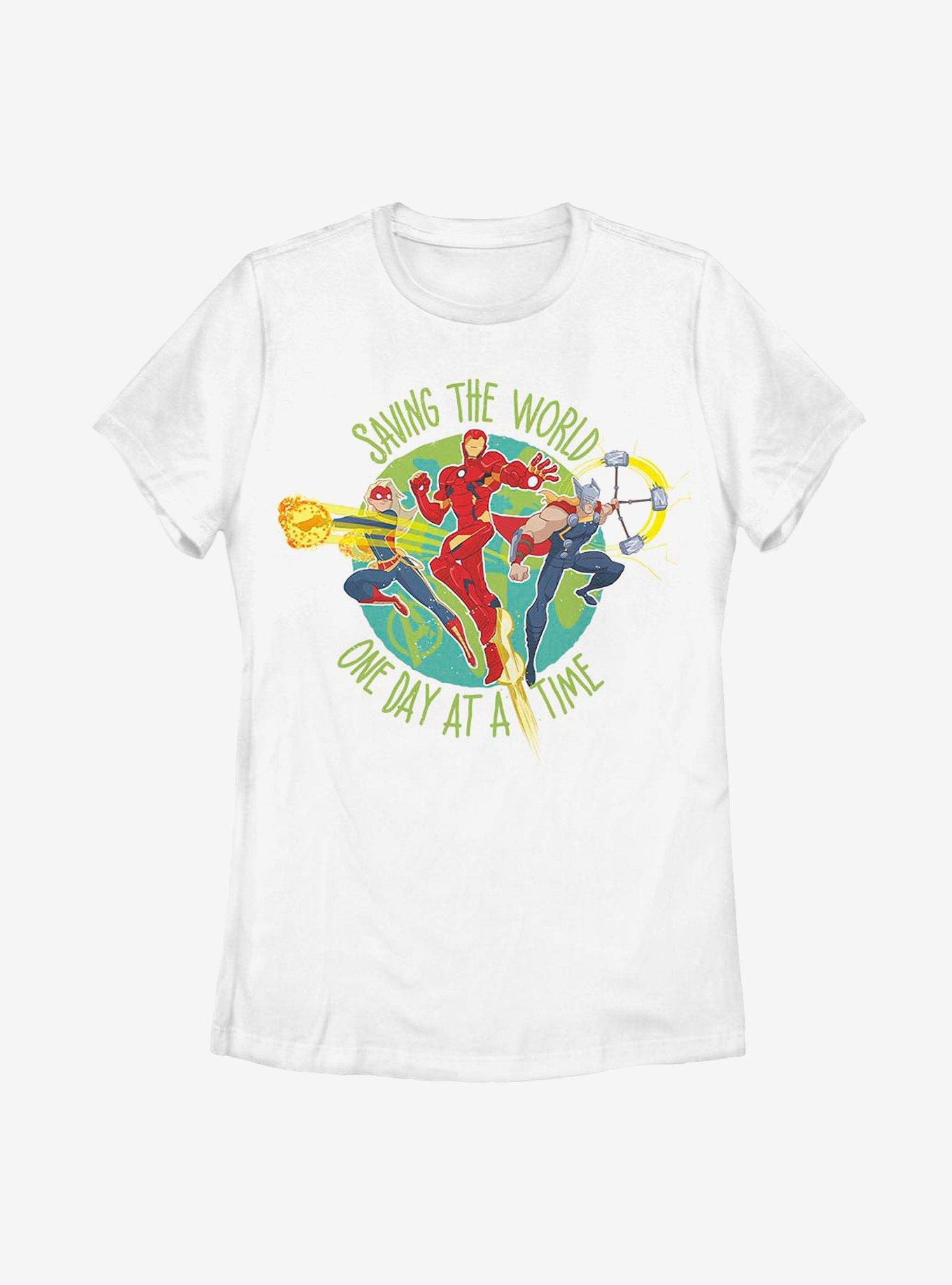 Marvel Avengers Saving The World Womens T-Shirt, , hi-res