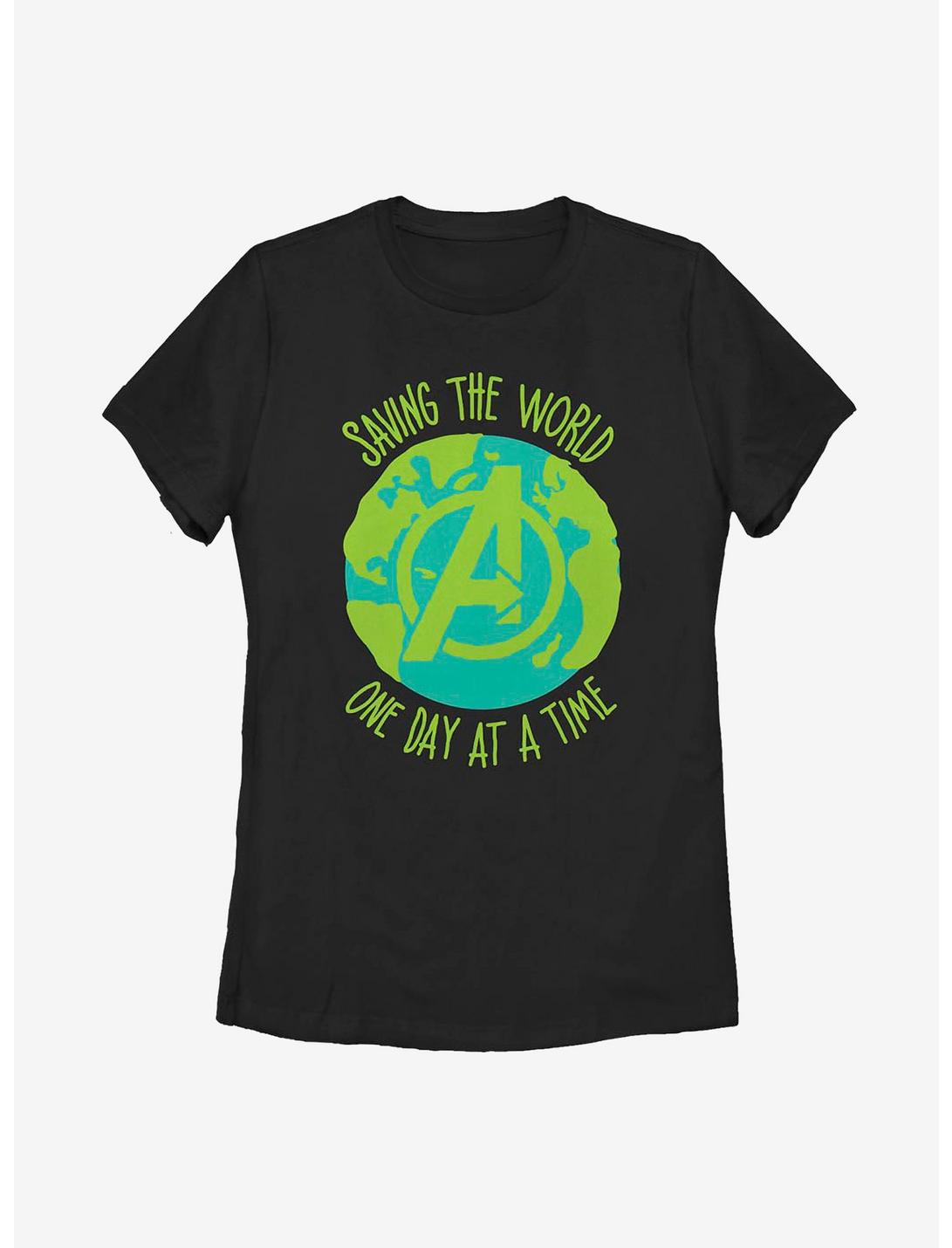 Marvel Avengers World Time Womens T-Shirt, BLACK, hi-res