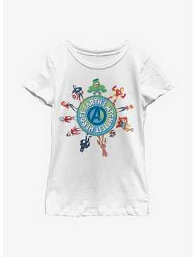 Marvel Avengers Planet Heroes Youth Girls T-Shirt, , hi-res