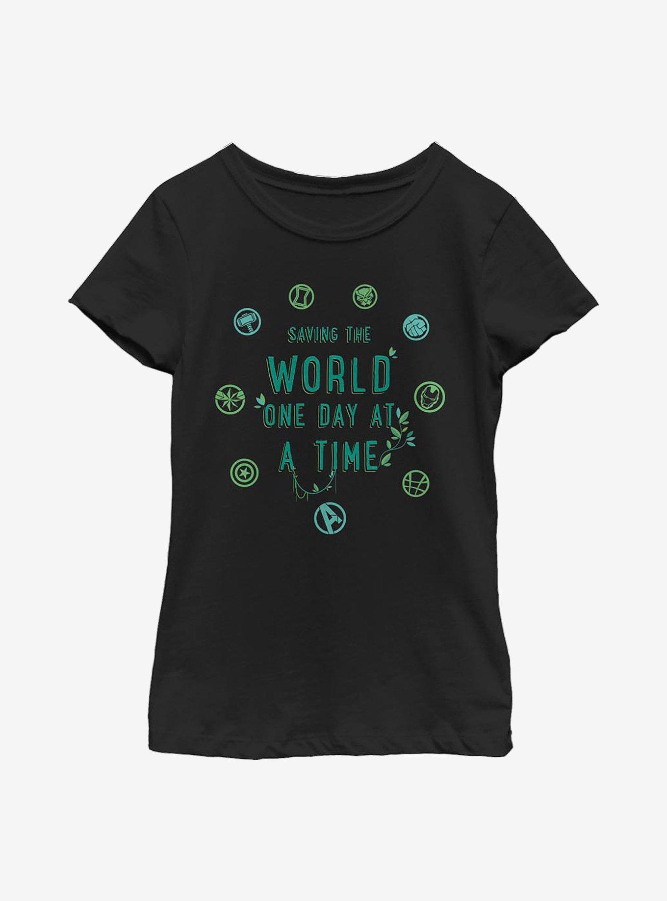 Marvel Avengers World Icons Youth Girls T-Shirt, , hi-res
