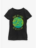 Marvel Avengers World Time Youth Girls T-Shirt, BLACK, hi-res
