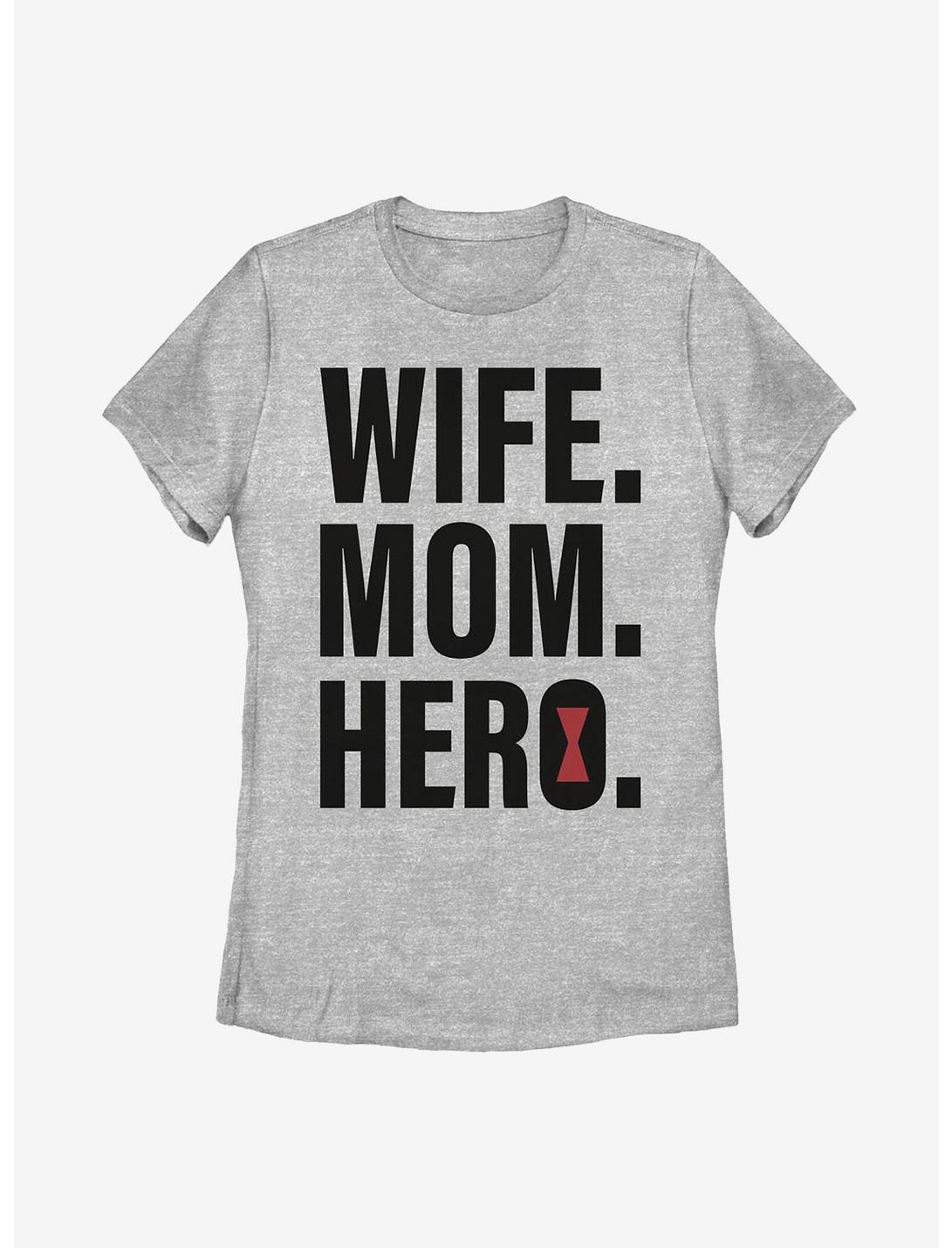 Marvel Black Widow Wife Mom Black Widow Womens T-Shirt, ATH HTR, hi-res