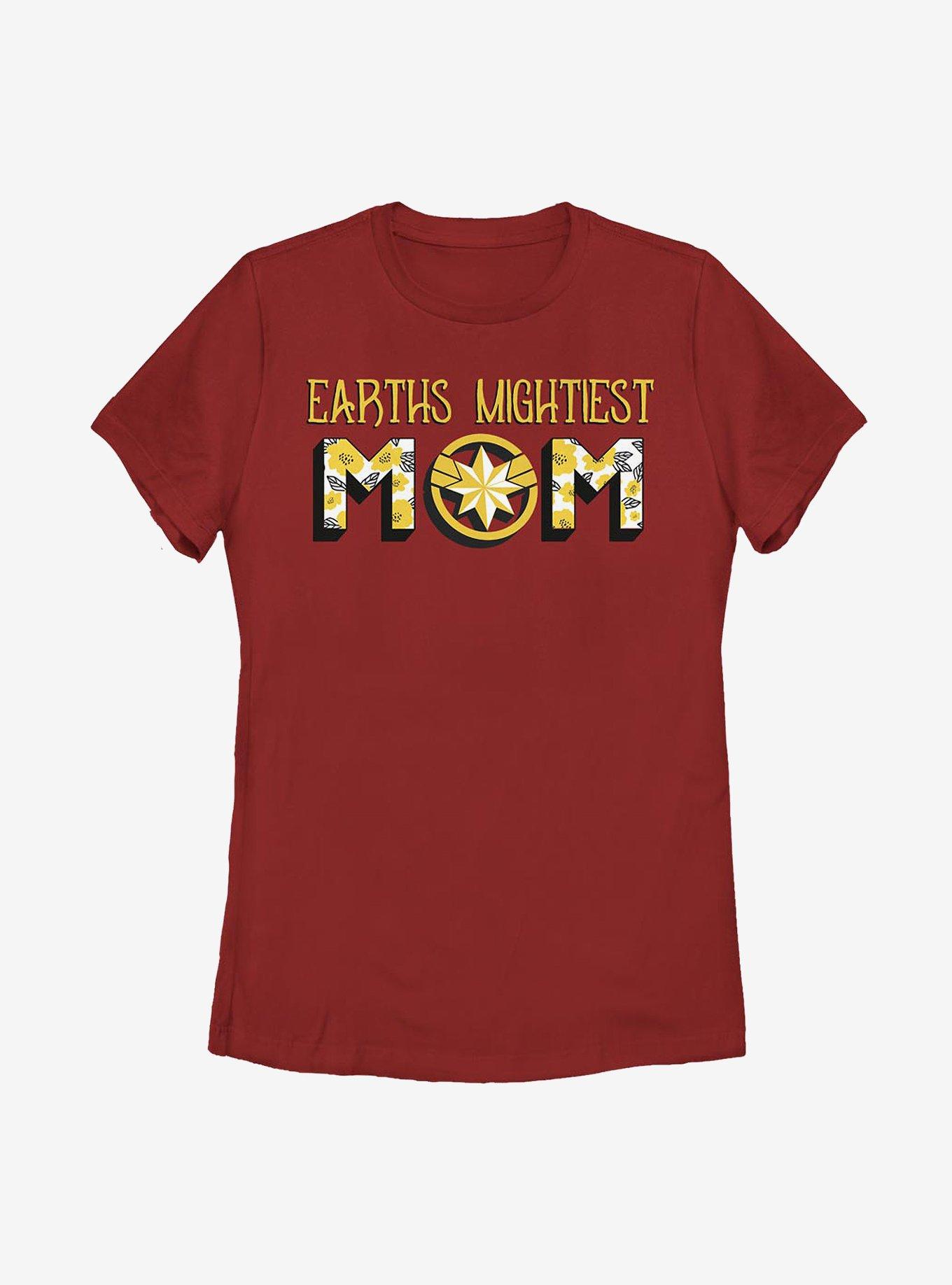 Marvel Captain Marvel Earth's Mightiest Mom Womens T-Shirt, , hi-res