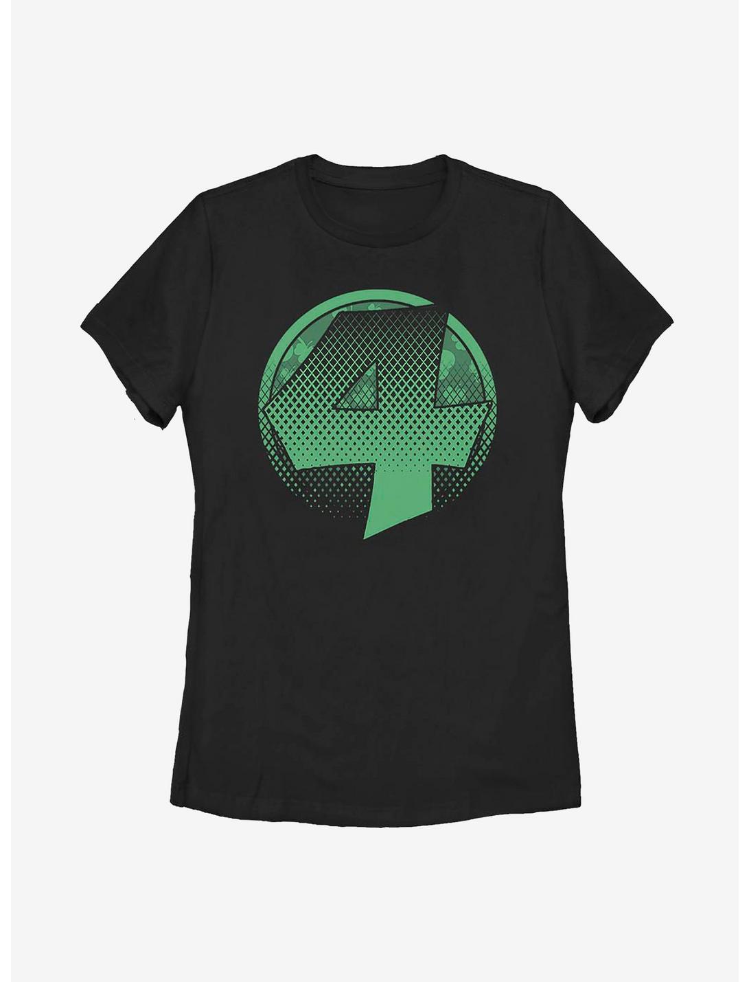 Marvel Fantastic Four Lucky 4 Womens T-Shirt, BLACK, hi-res