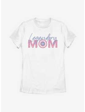 Marvel Captain America Legendary Mom Flowers Womens T-Shirt, , hi-res