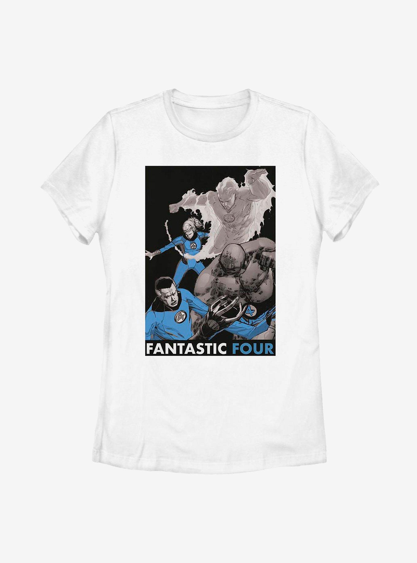 Marvel Fantastic Four The Four Womens T-Shirt