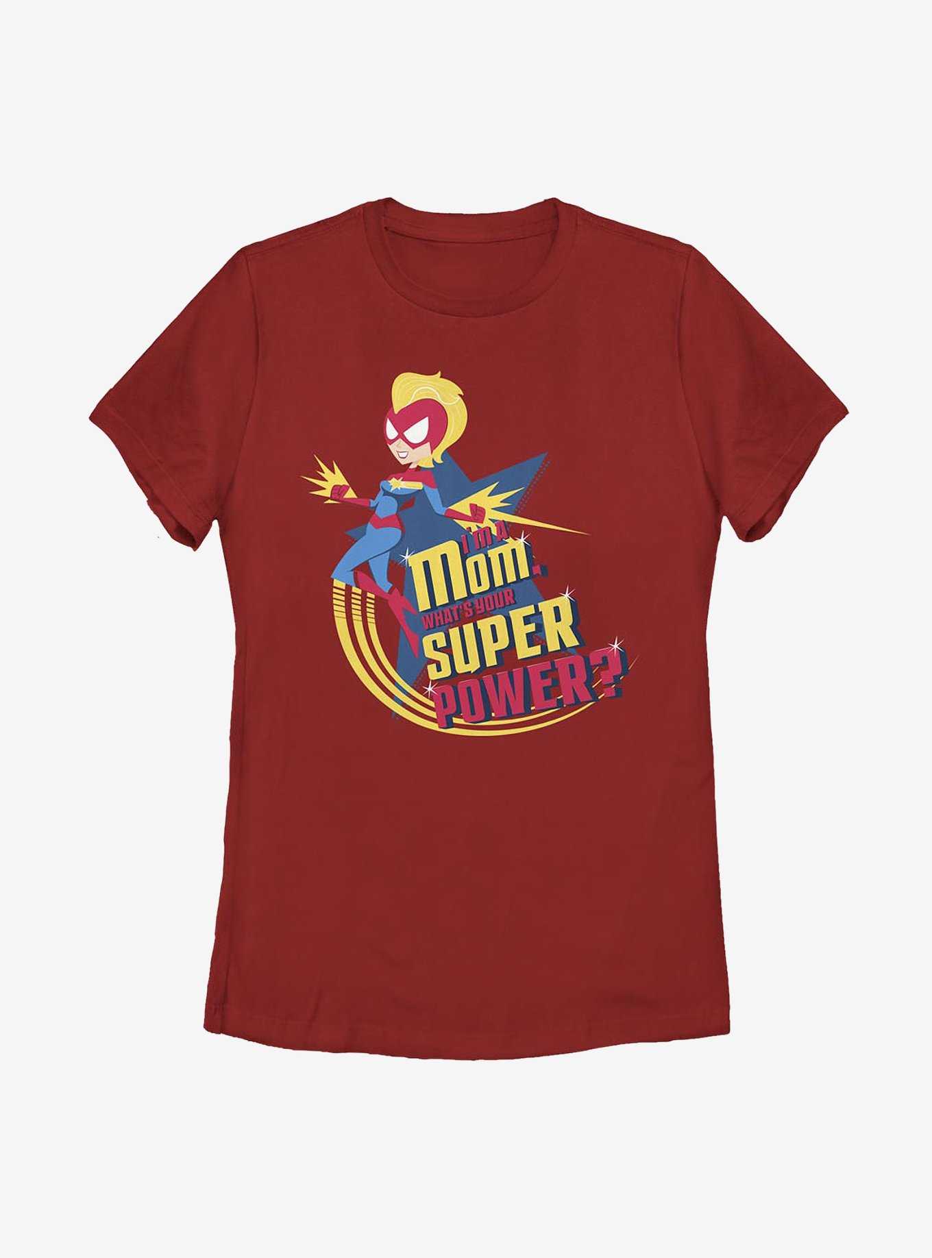 Marvel Captain Marvel Super Power Mom Marvel Womens T-Shirt, , hi-res