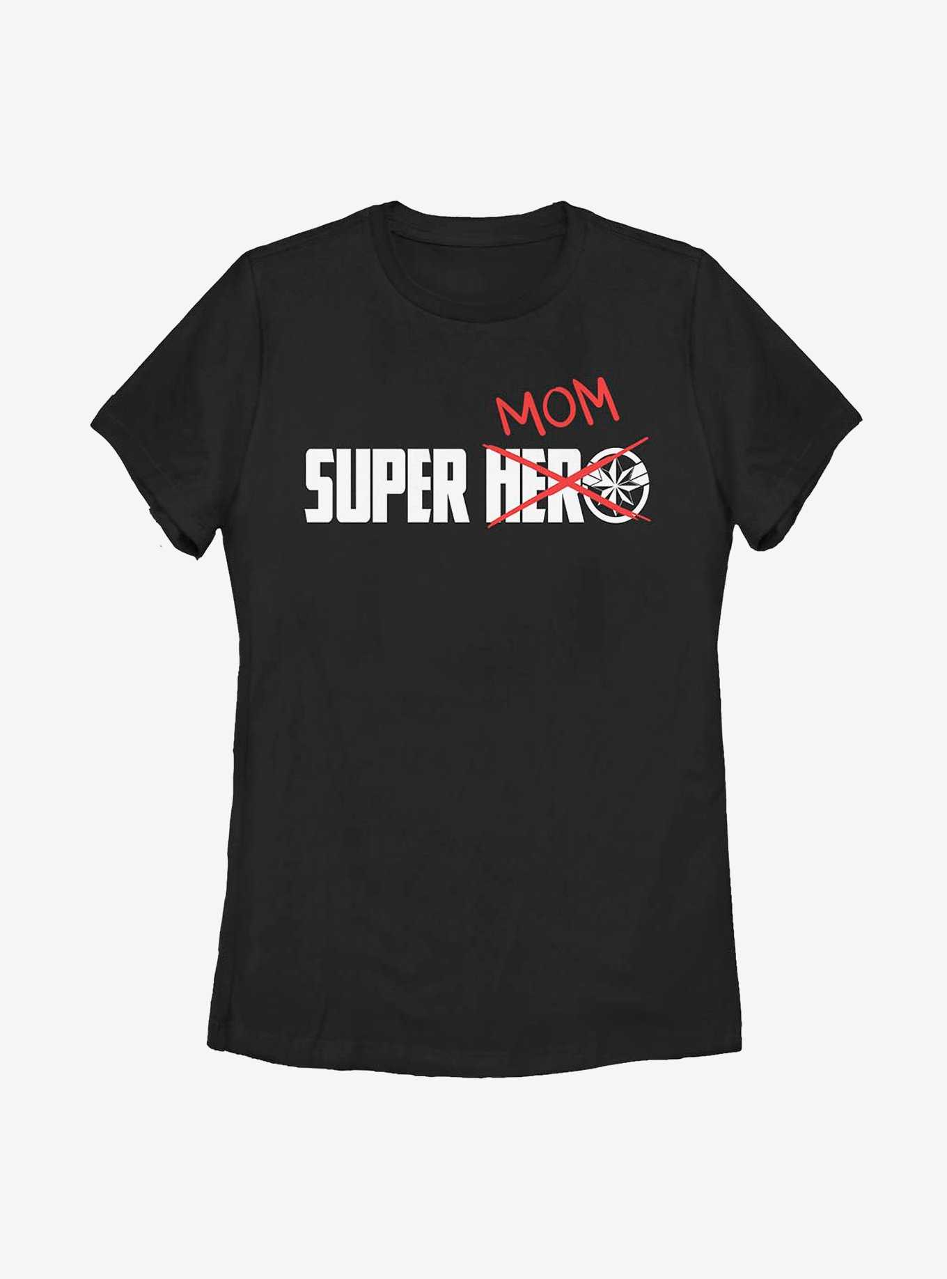 Marvel Captain Marvel Super Mom Doodle Womens T-Shirt, , hi-res