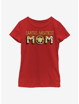 Marvel Captain Marvel Earth's Mightiest Mom Youth Girls T-Shirt, , hi-res