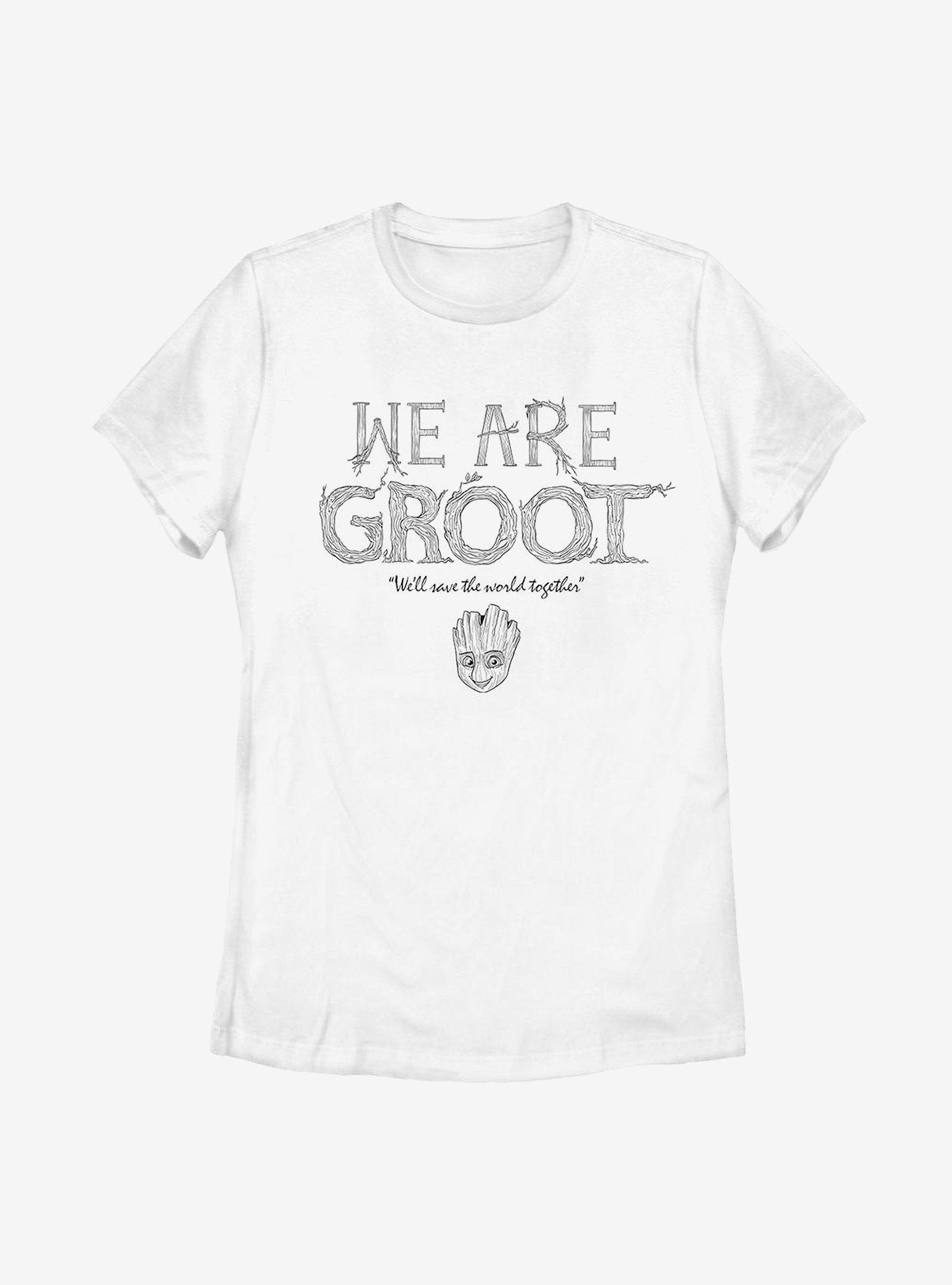 Marvel Guardians Of The Galaxy Grow Together Womens T-Shirt, , hi-res