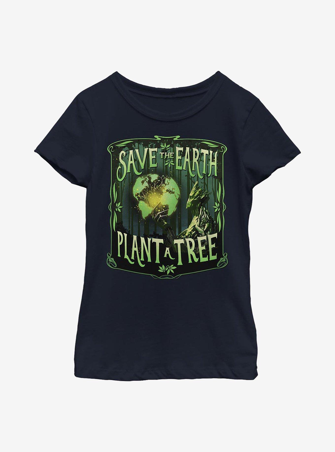 Marvel Guardians Of The Galaxy Groot Trees Save Earth Youth Girls T-Shirt, , hi-res