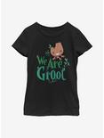 Marvel Guardians Of The Galaxy Groots World Youth Girls T-Shirt, BLACK, hi-res