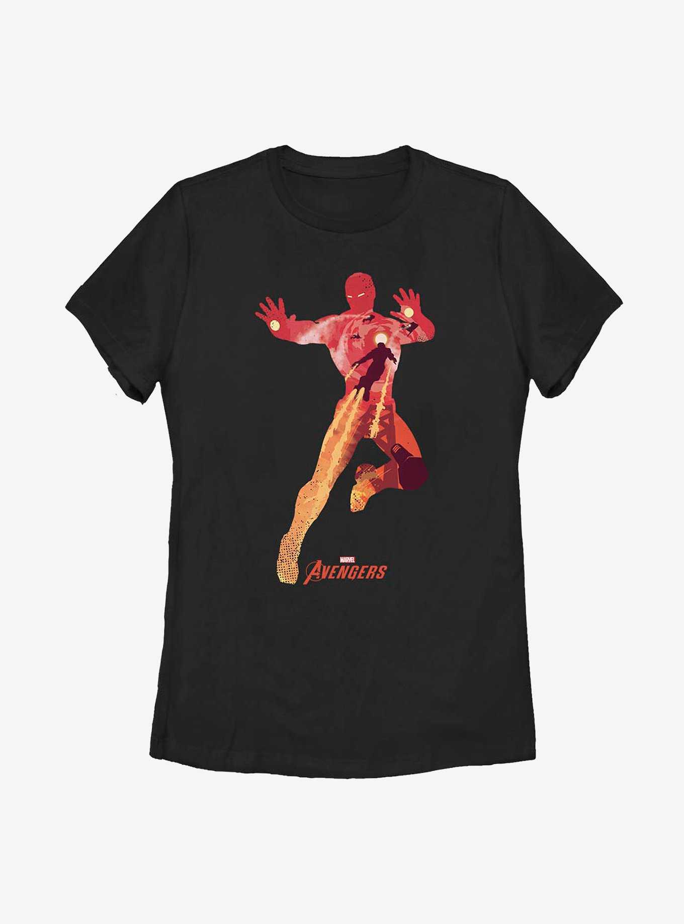 Marvel Iron Man Scene Womens T-Shirt, , hi-res