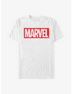 Marvel Logo Linocut T-Shirt, , hi-res