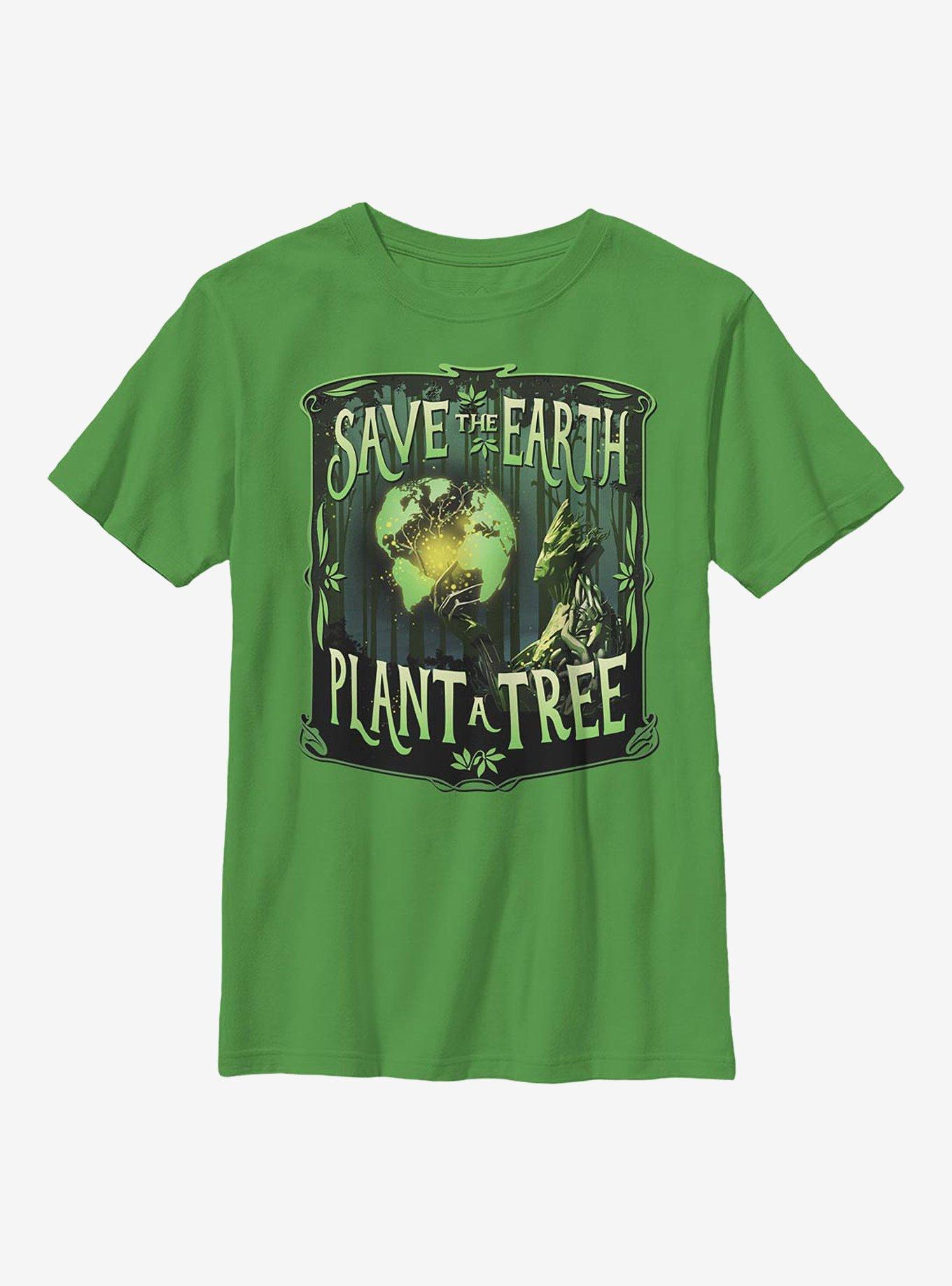 Marvel Guardians Of The Galaxy Groot Trees Save Earth Youth T-Shirt, , hi-res
