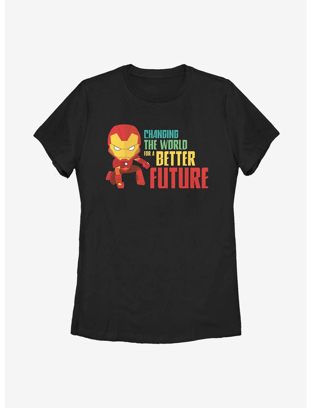 Marvel Iron Man Better Future Womens T-Shirt, BLACK, hi-res