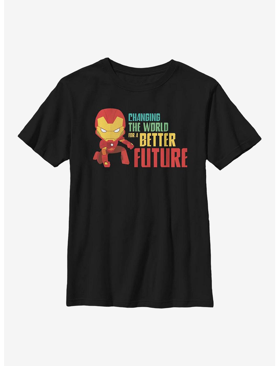 Marvel Iron Man Better Future Youth T-Shirt, BLACK, hi-res