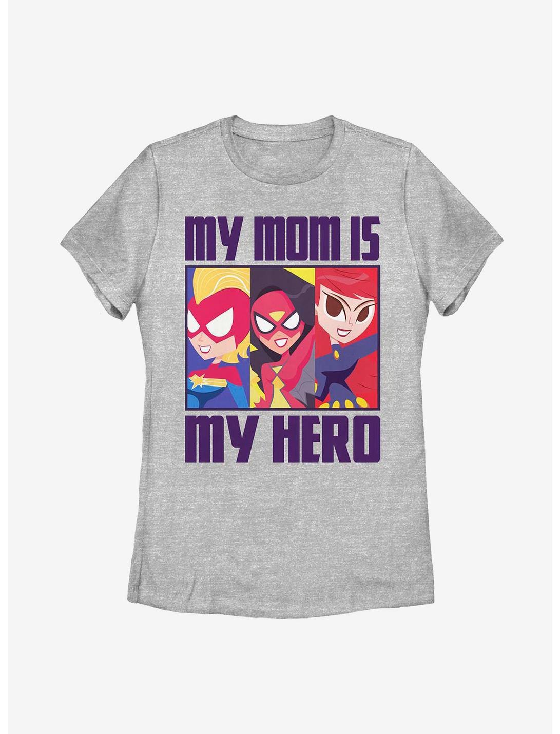 Marvel Hero Mom BoxUp Womens T-Shirt, ATH HTR, hi-res