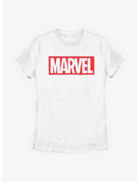 Marvel Logo Linocut Womens T-Shirt, , hi-res