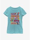 Marvel Birthday Girl Youth Girls T-Shirt, TAHI BLUE, hi-res