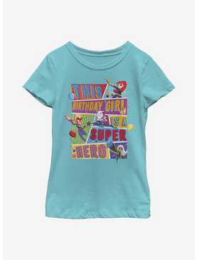 Marvel Birthday Girl Youth Girls T-Shirt, , hi-res