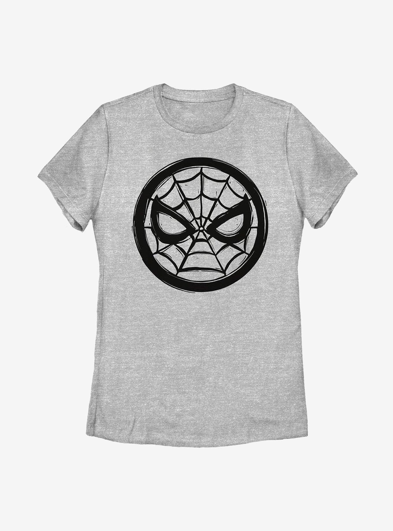 Marvel Spider-Man Woodcut Spider-Man Womens T-Shirt, , hi-res
