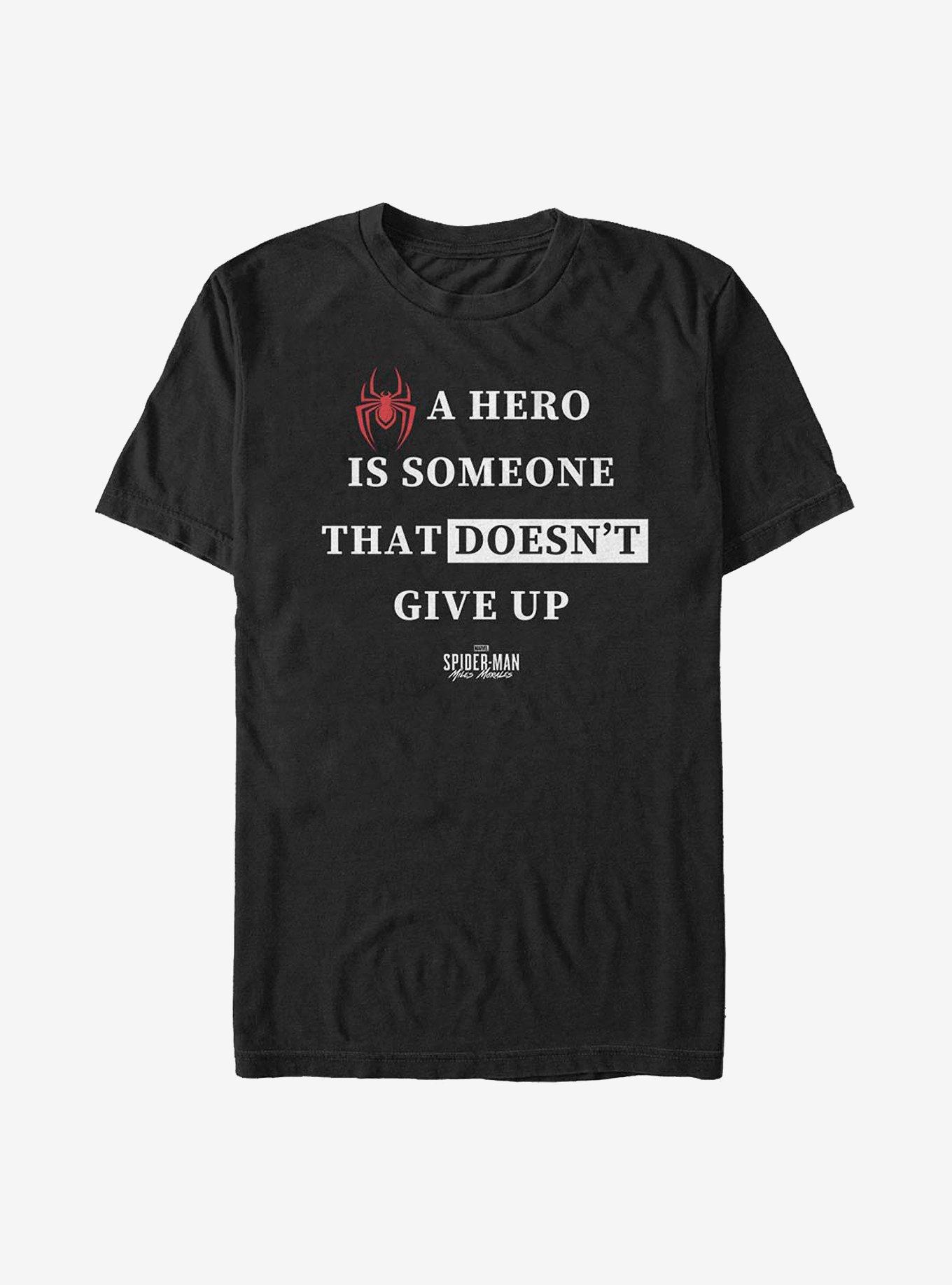 Marvel Spider-Man Hero Text T-Shirt, , hi-res
