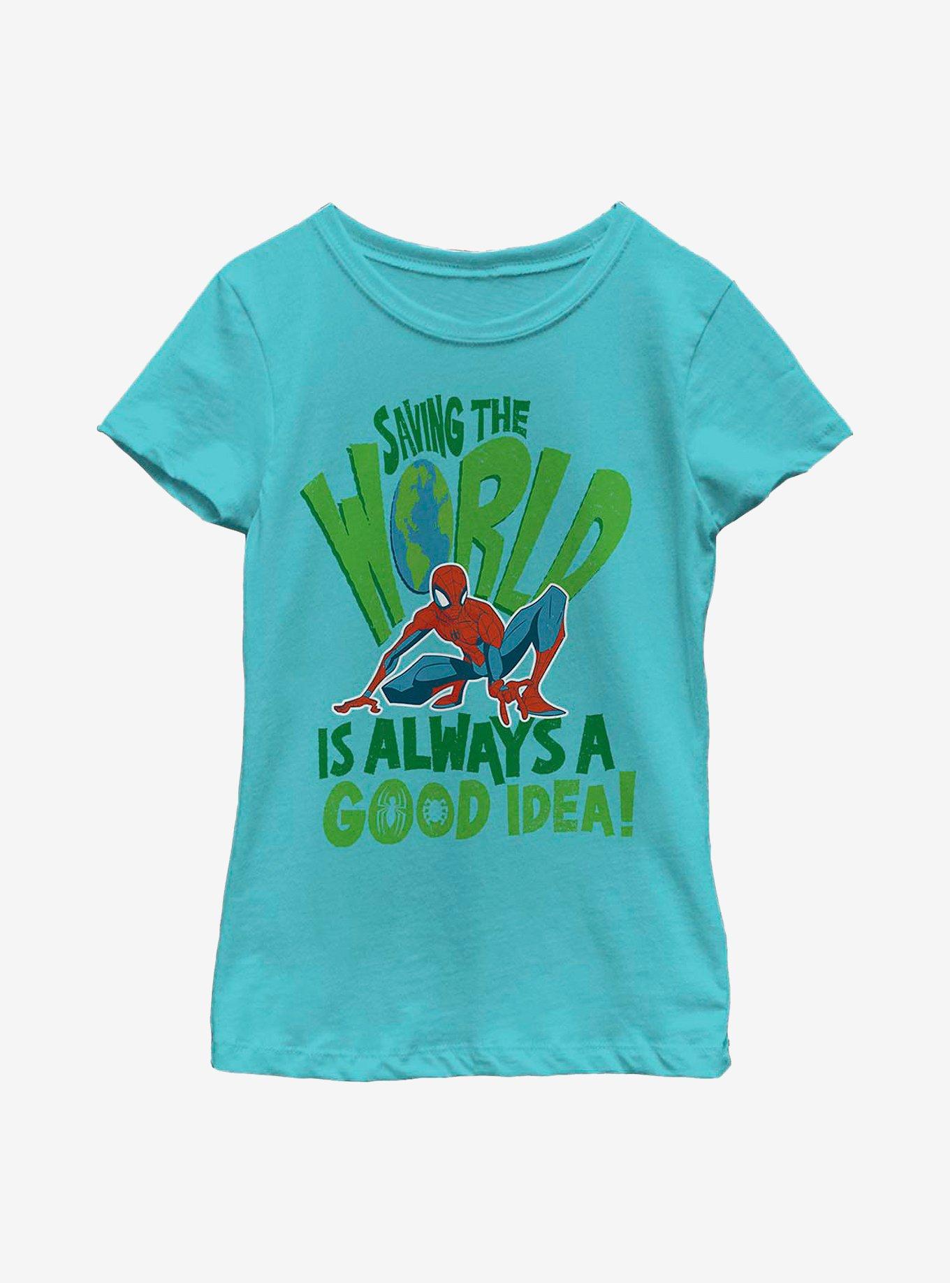 Marvel Spider-Man Spider World Youth Girls T-Shirt, , hi-res